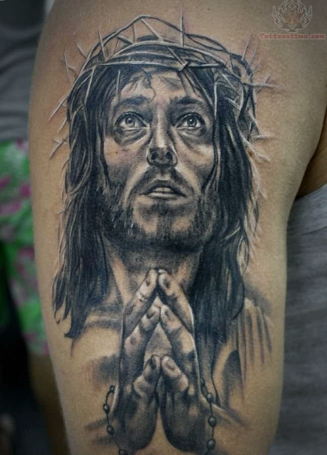 jesus is your hand tattoo